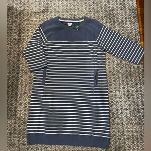 NWT LLBean Women’s 24/7 Sweatshirt Dress Petite Large